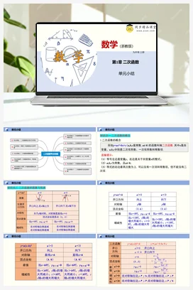 第1章 二次函数 单元小结+单元测试 浙教版 初中数学 九年级上册