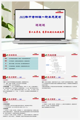 2022年中考一轮物理单元复习过过过（全国通用）【名师堂】