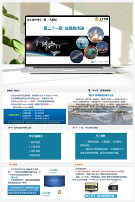 21.4 越来越宽的信息之路（课件+作业） 人教版初中物理九年级