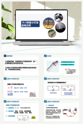 18.3测量小灯泡的电功率（课件） 人教版初中物理九年级上册