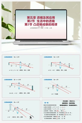 第2-3节 生活中的透镜 凸透镜成像的规律 课件 人教版初中物理八年级上册