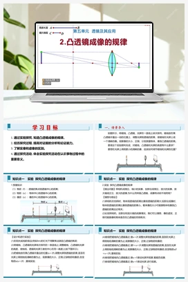 第五单元《透镜及其应用》2.凸透镜成像的规律（课件+练习） 人教版初中物理八年级上册