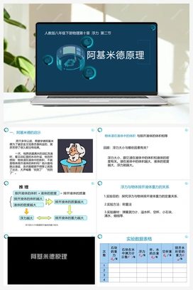 第二节 阿基米德原理（课件+练习） 人教版初中物理八年级下册