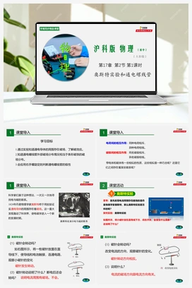 专题17.2 电流的磁场（课件+练习） 沪科版初中物理九年级上册