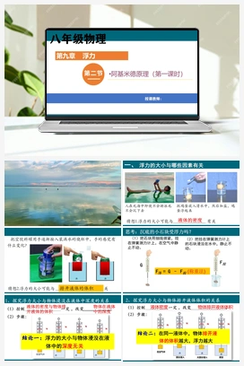9.2阿基米德原理课件 沪科版初中物理八年级上册