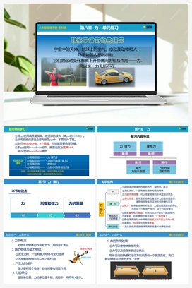 第八章 力——单元总结复习 课件 苏科版初中物理八年级下册