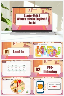 Starter Unit2 第2课时 (3a-4d) （课件+教案+导学案+作业） 人教版初中英语七年级上册