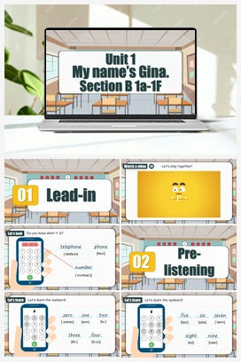 Unit 1 第3课时 (Section B 1a-1f) （课件+教案+导学案+作业） 人教版初中英语七年级上册