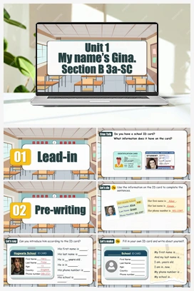 Unit 1 第5课时 (Section B 3a-selfcheck) （课件+教案+导学案+作业） 人教版初中英语七年级上册