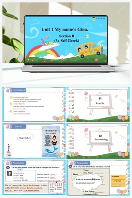 Unit 1 第5课时（Section B 3a-Self Check）(课件+练习） 人教版初中英语七年级上册