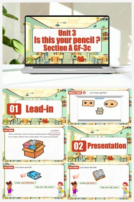 Unit 3 第2课时 (Section A GF-3c) 课件+教案+导学案+作业 人教版初中英语七年级上册