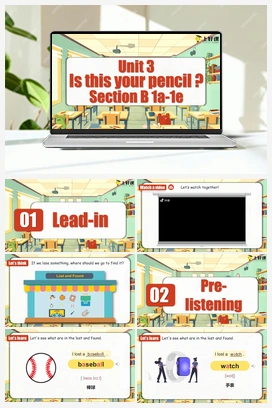 Unit 3 第3课时 (Section B 1a-1e) 课件+教案+导学案+作业 人教版初中英语七年级上册