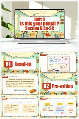 Unit 3 第5课时 (Section B 3a-Self Check) 课件+教案+导学案+作业 人教版初中英语七年级上册