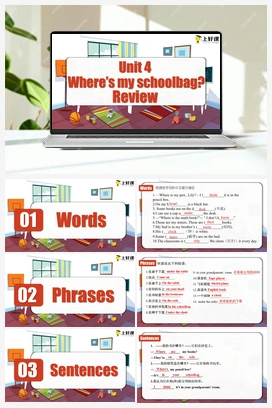 Unit 4 (单元复习课件+知识清单+单元测试) 人教版初中英语七年级上册