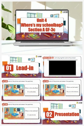Unit 4 第2课时 (Section A GF-3c) 课件+教案+导学案+作业 人教版初中英语七年级上册