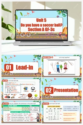 Unit 5 第2课时 (Section A GF-3c) 课件+教案+导学案+作业 人教版初中英语七年级上册