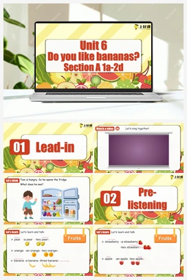 Unit 6 第1课时 (Section A 1a-2d) 课件+教案+导学案+作业 人教版初中英语七年级上册