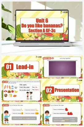 Unit 6 第2课时 (Section A GF-3c) 课件+教案+导学案+作业 人教版初中英语七年级上册
