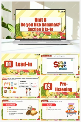 Unit 6 第3课时 (Section B 1a-1e) 课件+教案+导学案+作业 人教版初中英语七年级上册