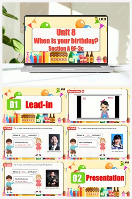 Unit 8 第2课时 (Section A GF-3c) 课件+教案+导学案+作业 人教版初中英语七年级上册