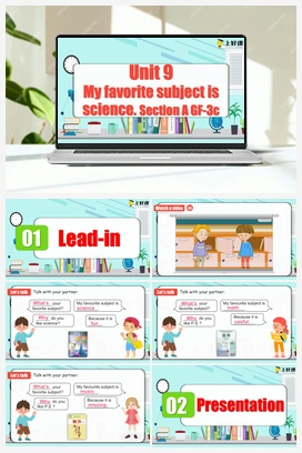 Unit 9 第2课时 (Section A GF-3c) 课件+教案+导学案+作业 人教版初中英语七年级上册