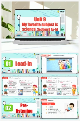 Unit 9 第3课时 (Section B 1a-1d) 课件+教案+导学案+作业 人教版初中英语七年级上册