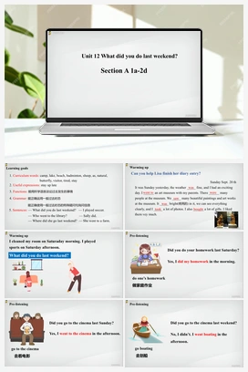 Unit 12 第1课时(Section A 1a-2d)【课件】 人教版初中英语七年级下册