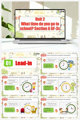 Unit 2 第2课时 (Section A GF-3c) 课件+教案+导学案+作业 人教版初中英语七年级下册