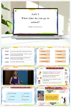 Unit 2 第4课时 Section B 2a-2c（精品课件+练习）-【大单元教学】 人教版初中英语七年级下册