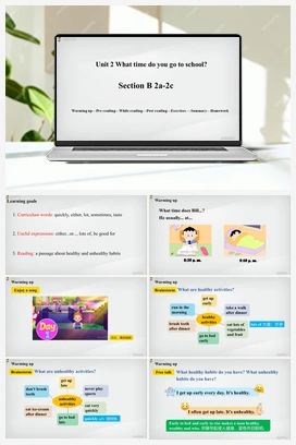 Unit 2 第4课时（Section B 2a-2c）【课件】 人教版初中英语七年级下册