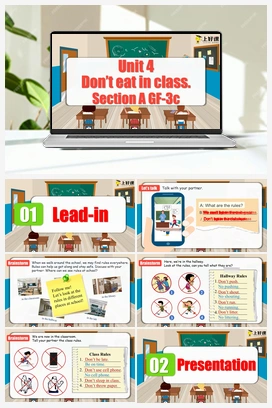 Unit 4 第2课时 (Section A GF-3c) 课件+教案 人教版初中英语七年级下册