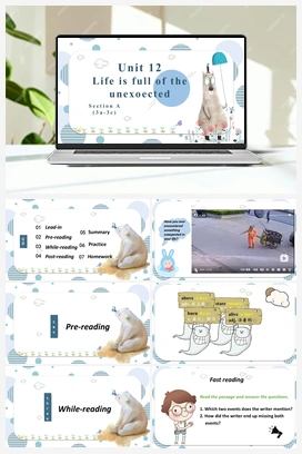 Unit 12 第2课时 Section A (3a-3c)（课件+教案） 人教版初中英语九年级