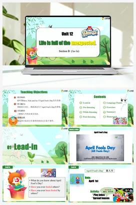 Unit 12 第4课时 Section B (1a-1e)(课件+教案) 人教版初中英语九年级