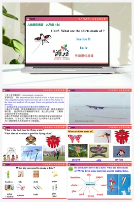 Unit 5 Section B 1a-1e 听说课优质课件(共24张)+音视频【听说+阅读+语法+写作】 人教版初中英语九年级