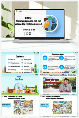 Unit 3 第1课时 (Section A 1a-2d)（课件+教学设计+导学案+分层作业） 人教版初中英语九年级上册