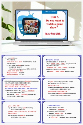 Unit 5 Section 【精品课】（课件+考点） 人教版初中英语八年级上册