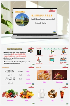 Unit2 SectionB(1a-1e)课件+教案+导学案+练习 人教版初中英语八年级上册