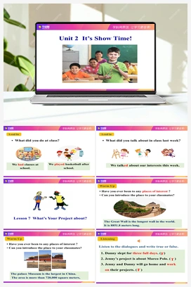 Unit 2 Lesson 7 What’s Your Project About【课件+教案】 冀教版初中英语七年级下册