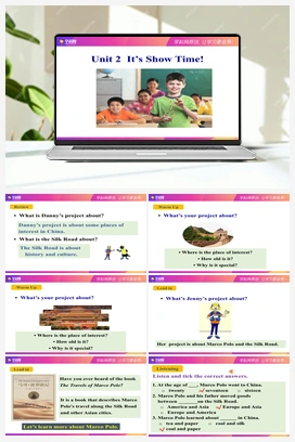 Unit 2 Lesson 8 Marco Polo and the Silk Road【课件+教案】 冀教版初中英语七年级下册