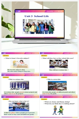 Unit 3 Lesson 17 School Science Fair【课件+教案】 冀教版初中英语七年级下册