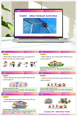 Unit 4 Lesson 20 Join Our Club【课件+教案】 冀教版初中英语七年级下册