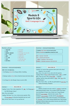 Module 8 Unit 3（课件） 外研版初中英语九年级上册