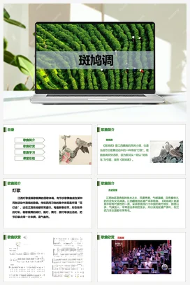 人教版音乐七年级下册第4单元 神州音韵（二） 斑鸠调 课件教案