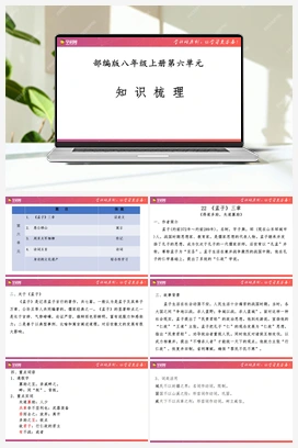 精品 2022-2023学年八年级语文上册知识梳理与能力训练