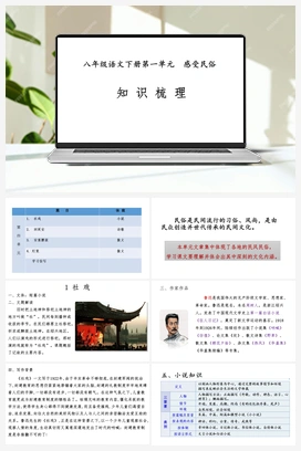 精品 2022-2023学年八年级语文下册知识梳理与能力训练