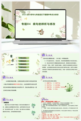 精品 2023-2024学年七年级语文下学期期中考点大串讲（统编版）