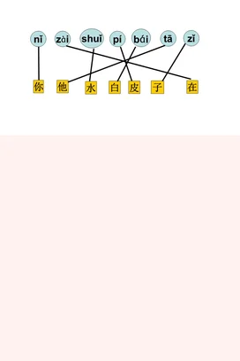 黄色极简教育小学汉语拼音与汉字学习教学课件精美PPT课件