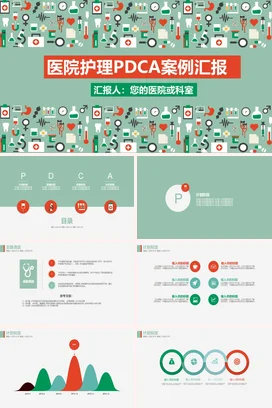 医院护理PDCA案例汇报1902PPT课件模板