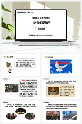 人教部编版 道法六年级下 我们爱和平 (4)