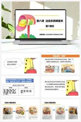 人教部编版 道法四年级下 这些东西从哪来 (4)